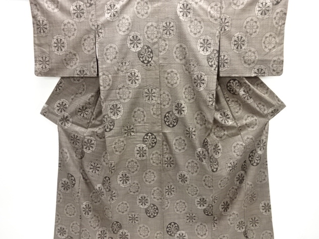 JAPANESE KIMONO / SILK / DORO OSHIMA TSUMUGI / WOVEN GENJIGURUMA
